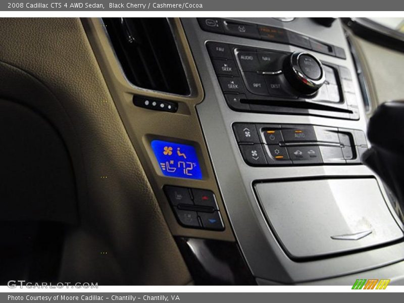 Black Cherry / Cashmere/Cocoa 2008 Cadillac CTS 4 AWD Sedan