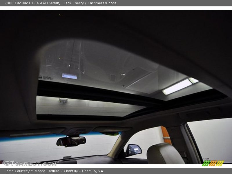 Black Cherry / Cashmere/Cocoa 2008 Cadillac CTS 4 AWD Sedan