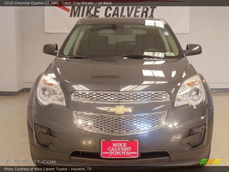 Cyber Gray Metallic / Jet Black 2010 Chevrolet Equinox LT AWD