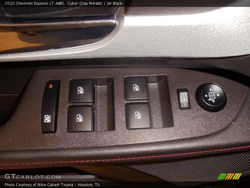 Cyber Gray Metallic / Jet Black 2010 Chevrolet Equinox LT AWD