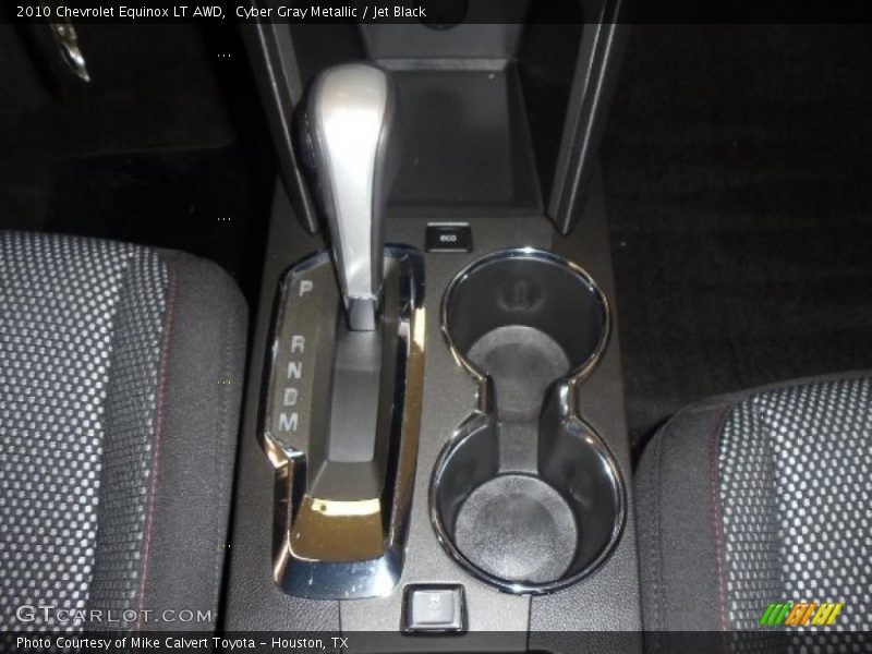 Cyber Gray Metallic / Jet Black 2010 Chevrolet Equinox LT AWD