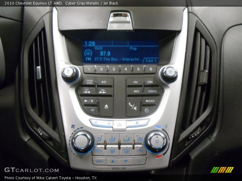 Cyber Gray Metallic / Jet Black 2010 Chevrolet Equinox LT AWD