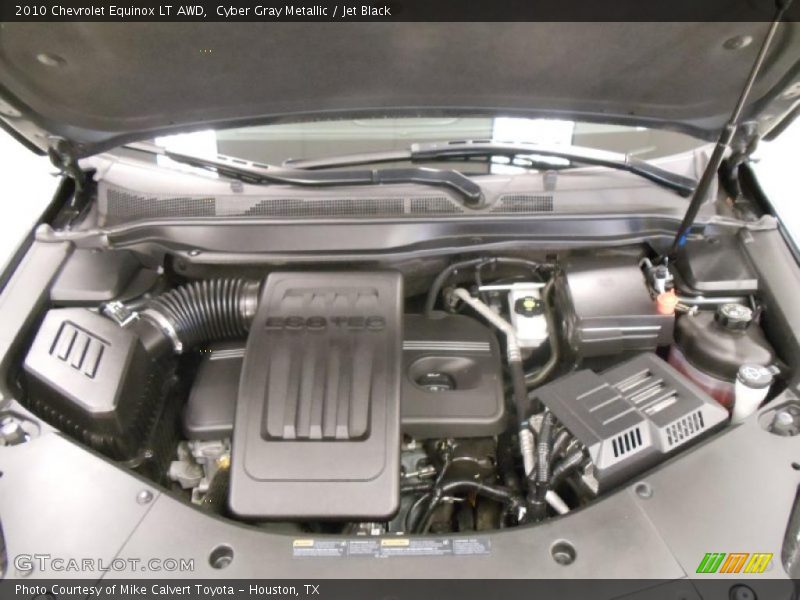 Cyber Gray Metallic / Jet Black 2010 Chevrolet Equinox LT AWD