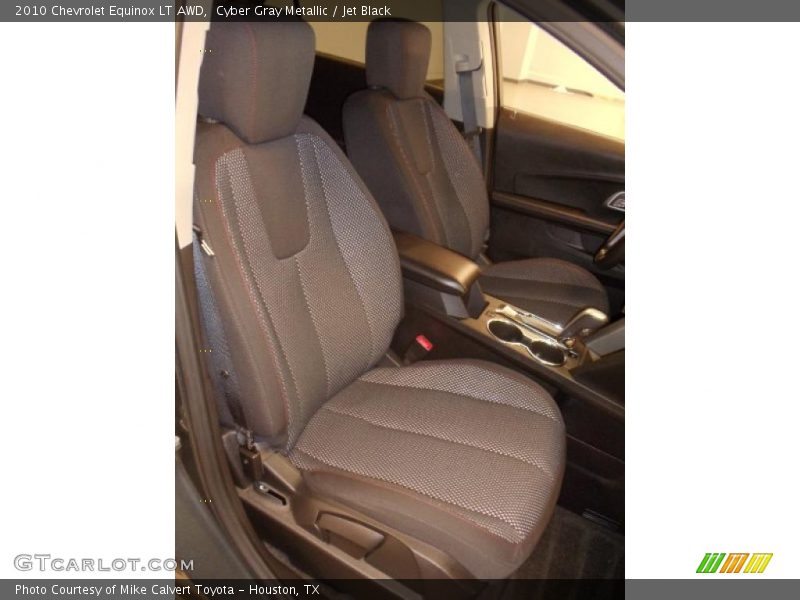 Cyber Gray Metallic / Jet Black 2010 Chevrolet Equinox LT AWD