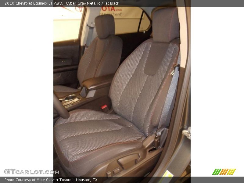 Cyber Gray Metallic / Jet Black 2010 Chevrolet Equinox LT AWD