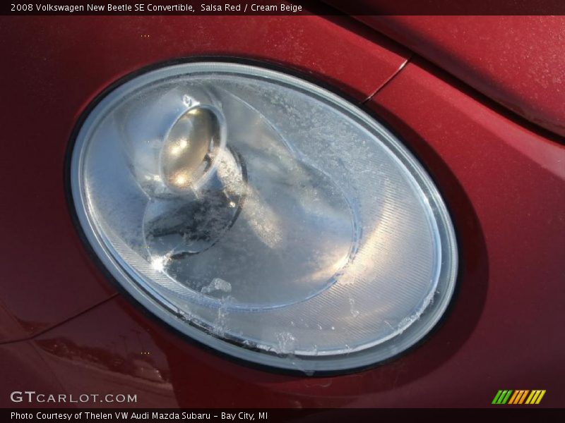 Salsa Red / Cream Beige 2008 Volkswagen New Beetle SE Convertible