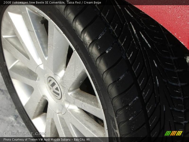 Salsa Red / Cream Beige 2008 Volkswagen New Beetle SE Convertible