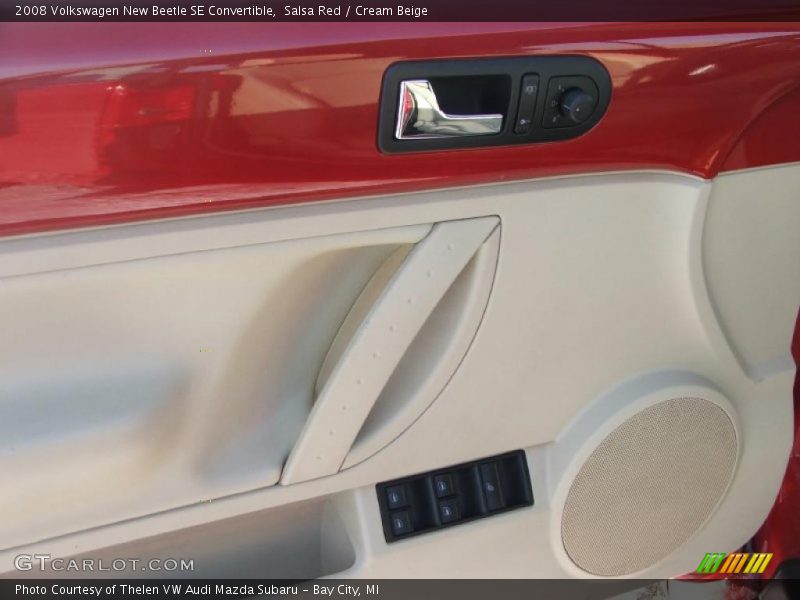 Salsa Red / Cream Beige 2008 Volkswagen New Beetle SE Convertible