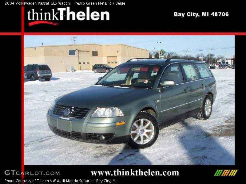 Fresco Green Metallic / Beige 2004 Volkswagen Passat GLS Wagon