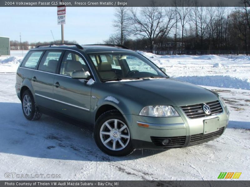 Fresco Green Metallic / Beige 2004 Volkswagen Passat GLS Wagon