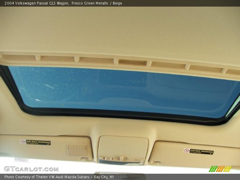 Fresco Green Metallic / Beige 2004 Volkswagen Passat GLS Wagon