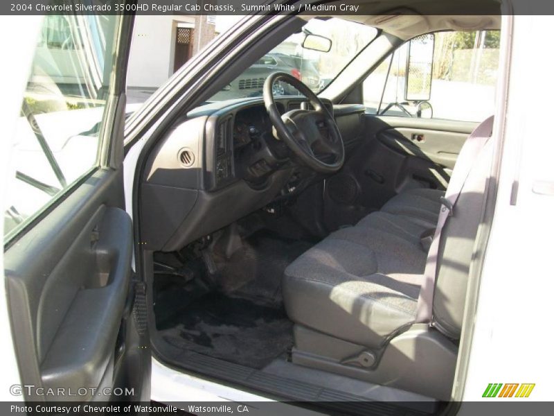 Summit White / Medium Gray 2004 Chevrolet Silverado 3500HD Regular Cab Chassis