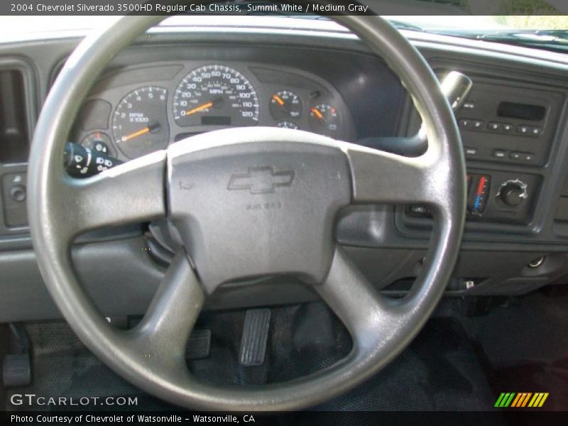 Summit White / Medium Gray 2004 Chevrolet Silverado 3500HD Regular Cab Chassis