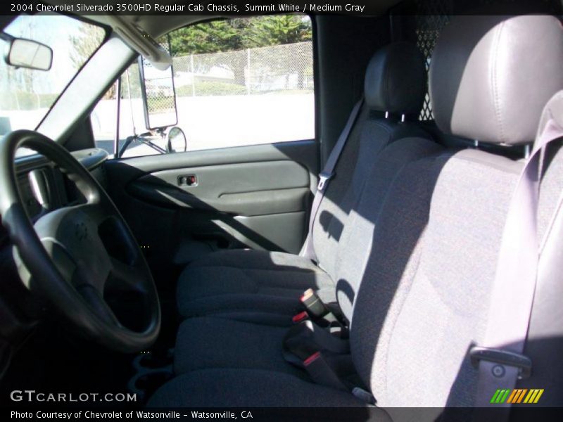 Summit White / Medium Gray 2004 Chevrolet Silverado 3500HD Regular Cab Chassis