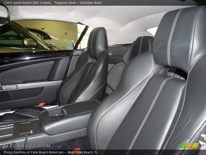 Tungsten Silver / Obsidian Black 2009 Aston Martin DB9 Volante