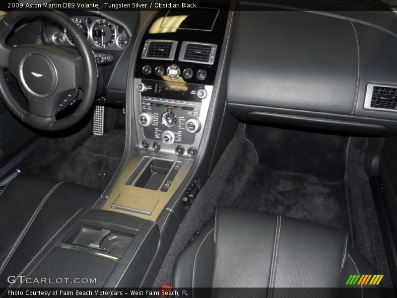 Tungsten Silver / Obsidian Black 2009 Aston Martin DB9 Volante