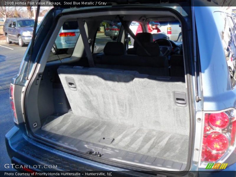 Steel Blue Metallic / Gray 2008 Honda Pilot Value Package