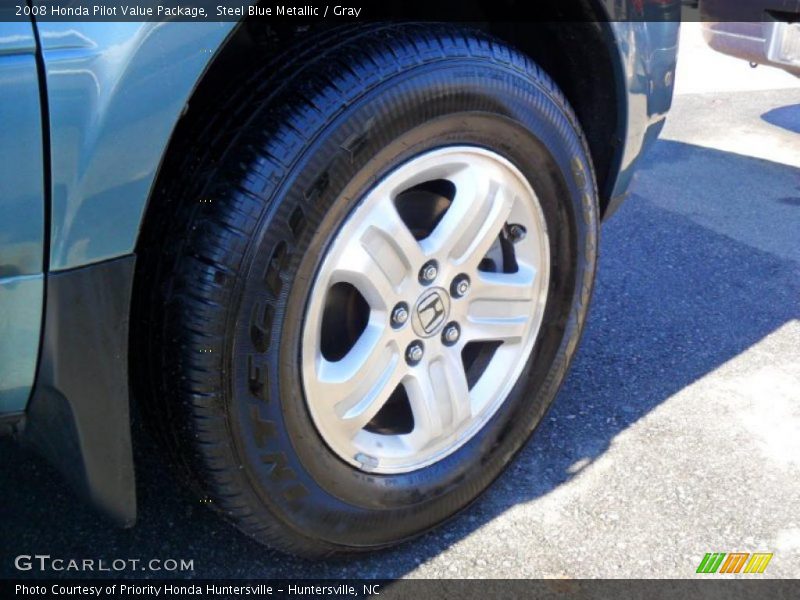 Steel Blue Metallic / Gray 2008 Honda Pilot Value Package