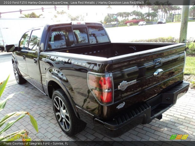 Lava Red Metallic / Harley Davidson Lava Red/Black 2010 Ford F150 Harley-Davidson SuperCrew