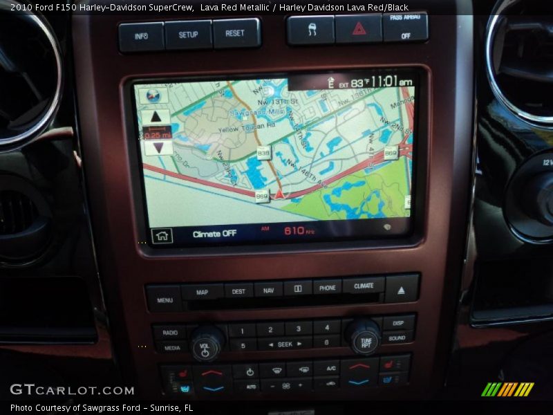 Navigation of 2010 F150 Harley-Davidson SuperCrew