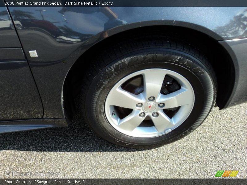 Dark Slate Metallic / Ebony 2008 Pontiac Grand Prix Sedan