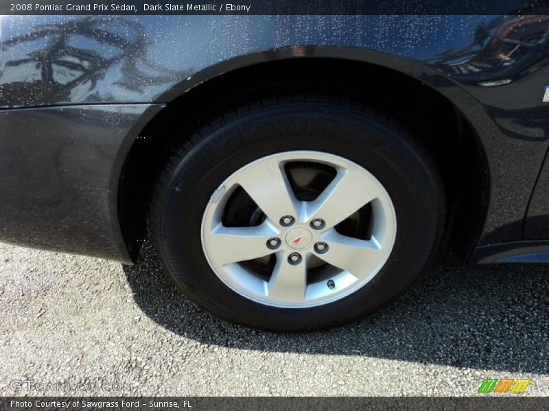 Dark Slate Metallic / Ebony 2008 Pontiac Grand Prix Sedan