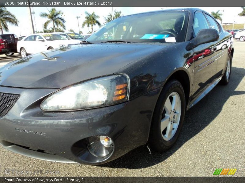 Dark Slate Metallic / Ebony 2008 Pontiac Grand Prix Sedan