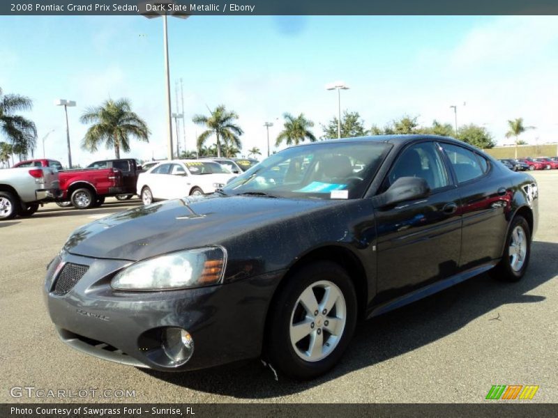 Dark Slate Metallic / Ebony 2008 Pontiac Grand Prix Sedan