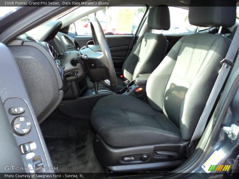 Dark Slate Metallic / Ebony 2008 Pontiac Grand Prix Sedan