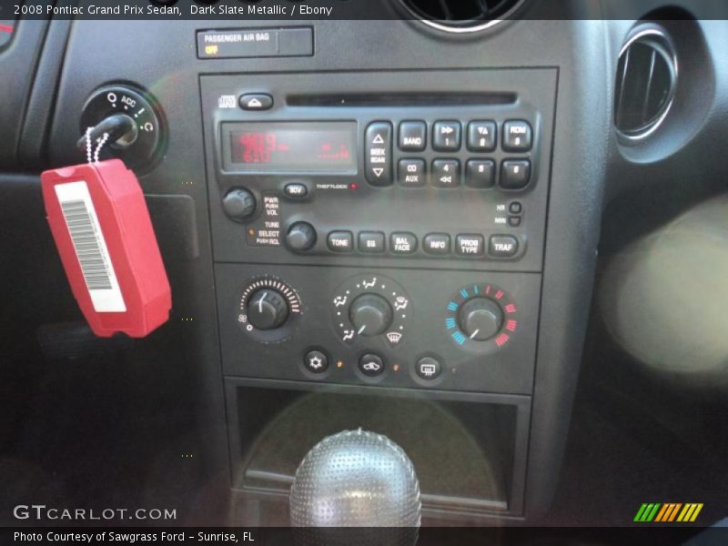 Dark Slate Metallic / Ebony 2008 Pontiac Grand Prix Sedan