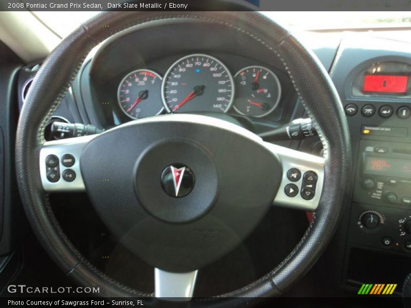 Dark Slate Metallic / Ebony 2008 Pontiac Grand Prix Sedan