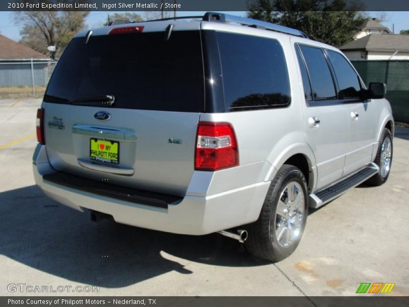 Ingot Silver Metallic / Stone 2010 Ford Expedition Limited