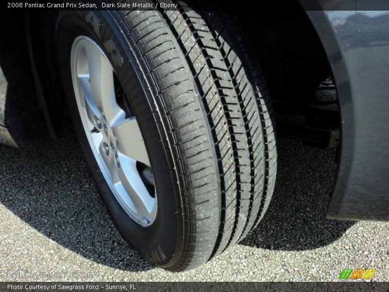 Dark Slate Metallic / Ebony 2008 Pontiac Grand Prix Sedan