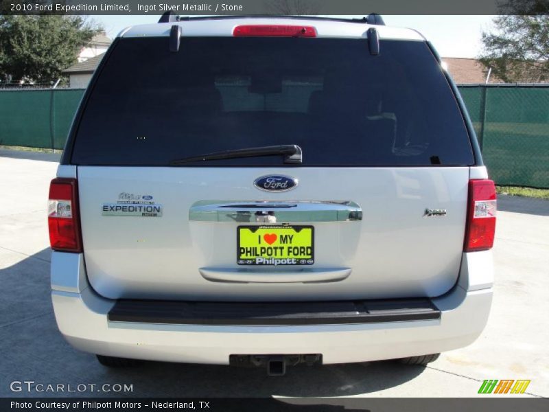 Ingot Silver Metallic / Stone 2010 Ford Expedition Limited