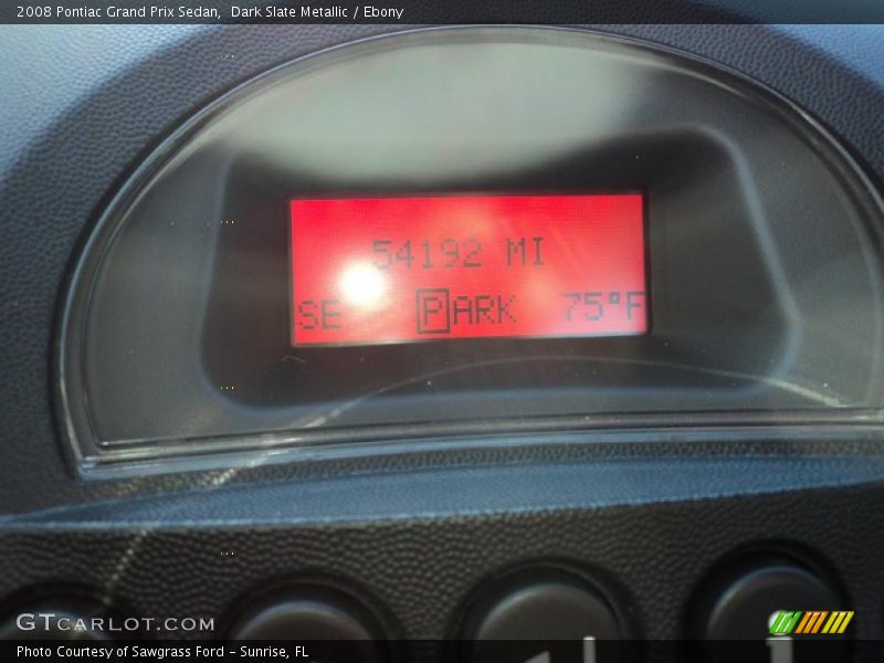 Dark Slate Metallic / Ebony 2008 Pontiac Grand Prix Sedan