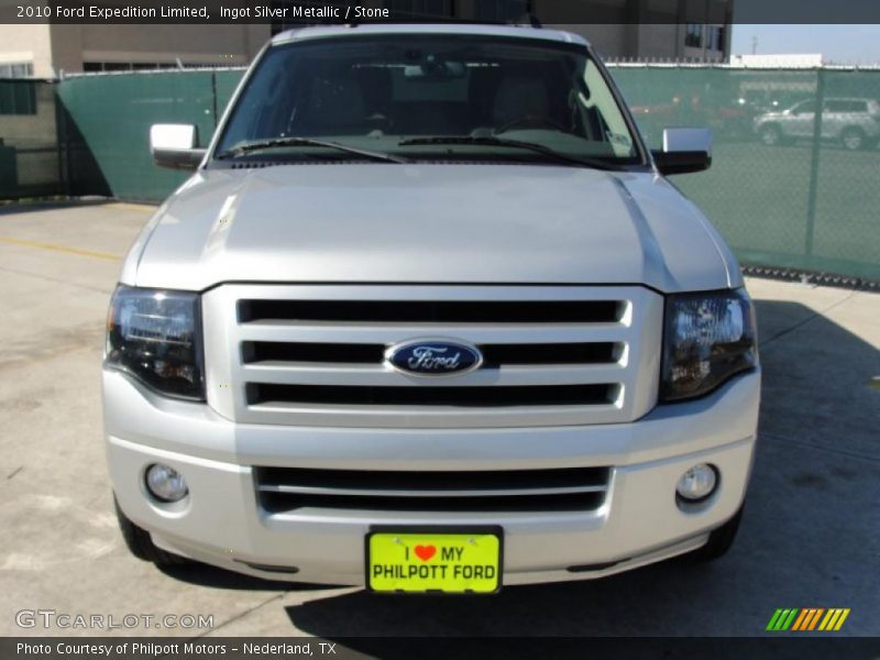 Ingot Silver Metallic / Stone 2010 Ford Expedition Limited