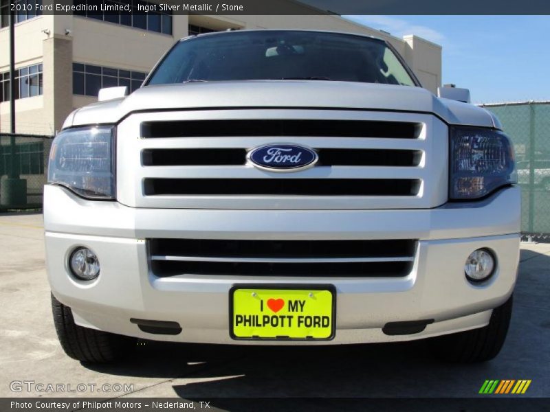 Ingot Silver Metallic / Stone 2010 Ford Expedition Limited