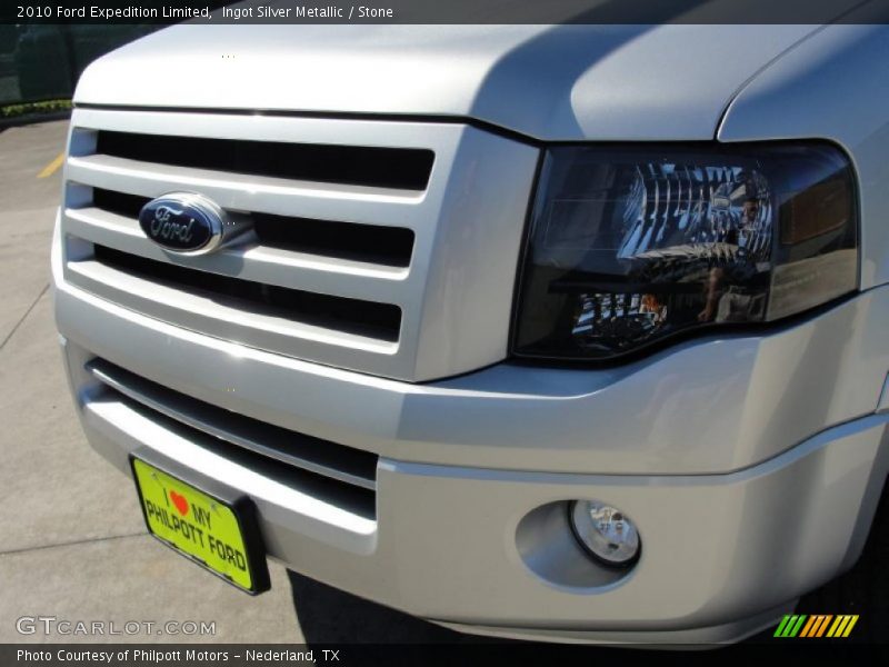 Ingot Silver Metallic / Stone 2010 Ford Expedition Limited