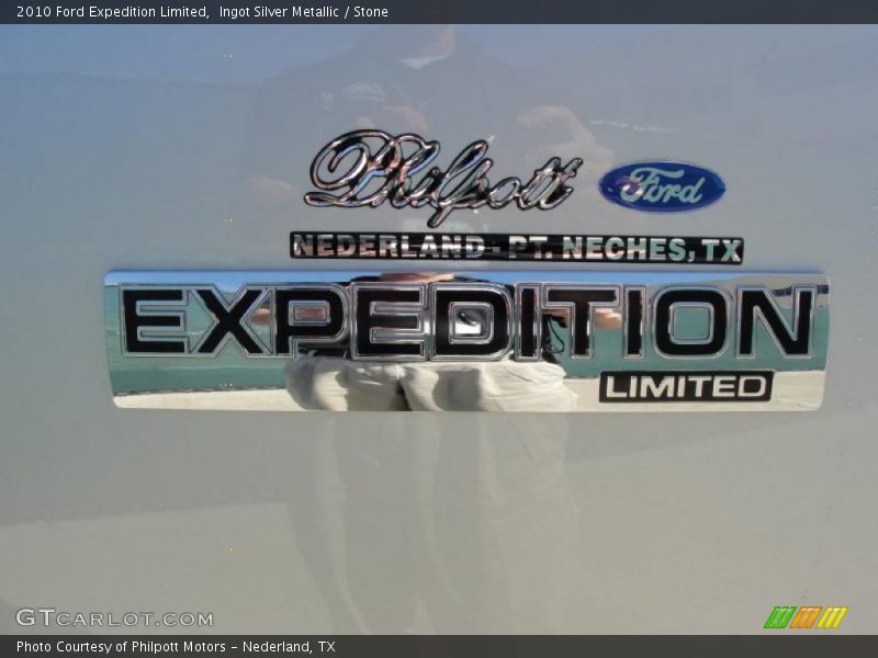 Ingot Silver Metallic / Stone 2010 Ford Expedition Limited