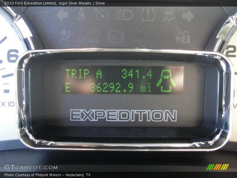 Ingot Silver Metallic / Stone 2010 Ford Expedition Limited