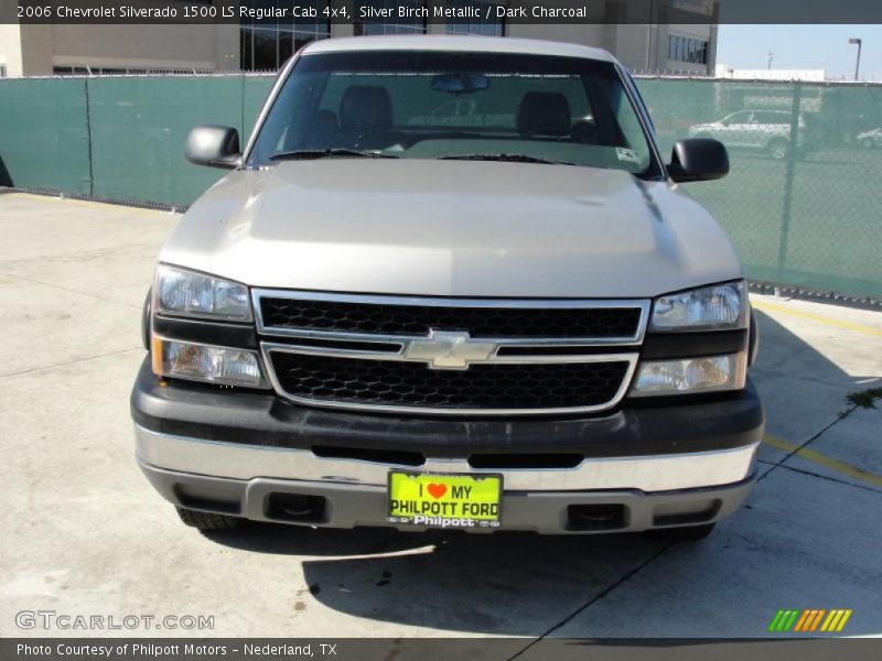 Silver Birch Metallic / Dark Charcoal 2006 Chevrolet Silverado 1500 LS Regular Cab 4x4