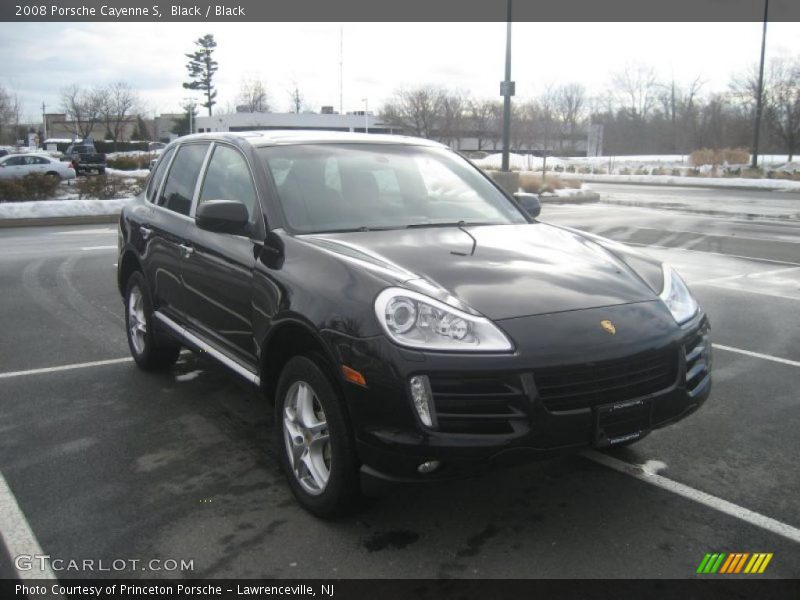 Black / Black 2008 Porsche Cayenne S