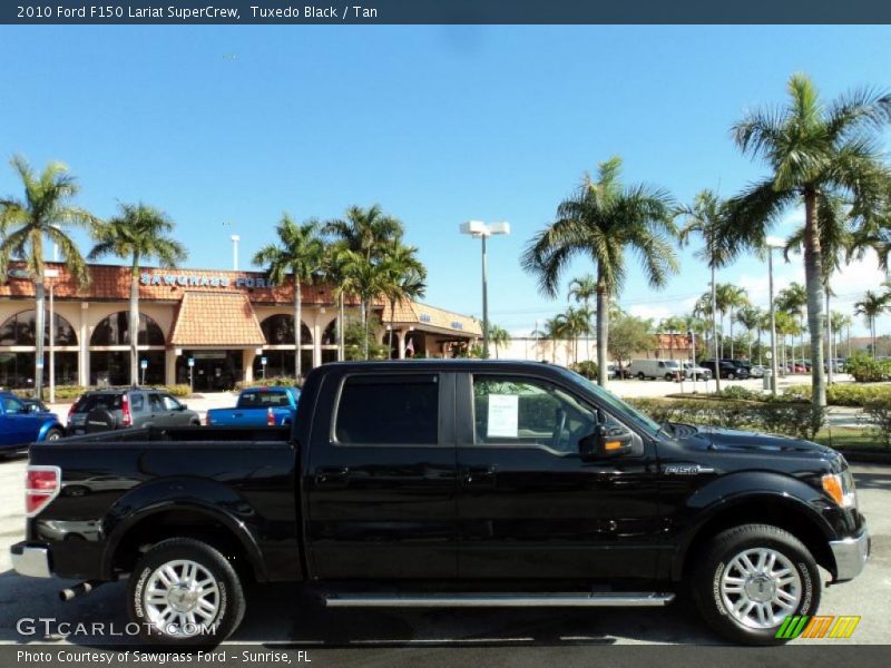 Tuxedo Black / Tan 2010 Ford F150 Lariat SuperCrew