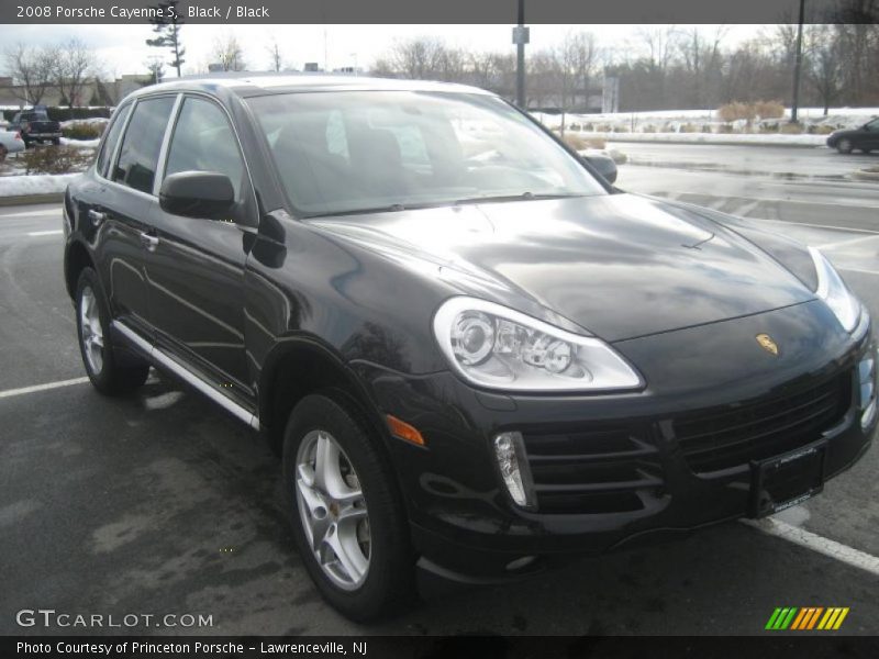 Black / Black 2008 Porsche Cayenne S