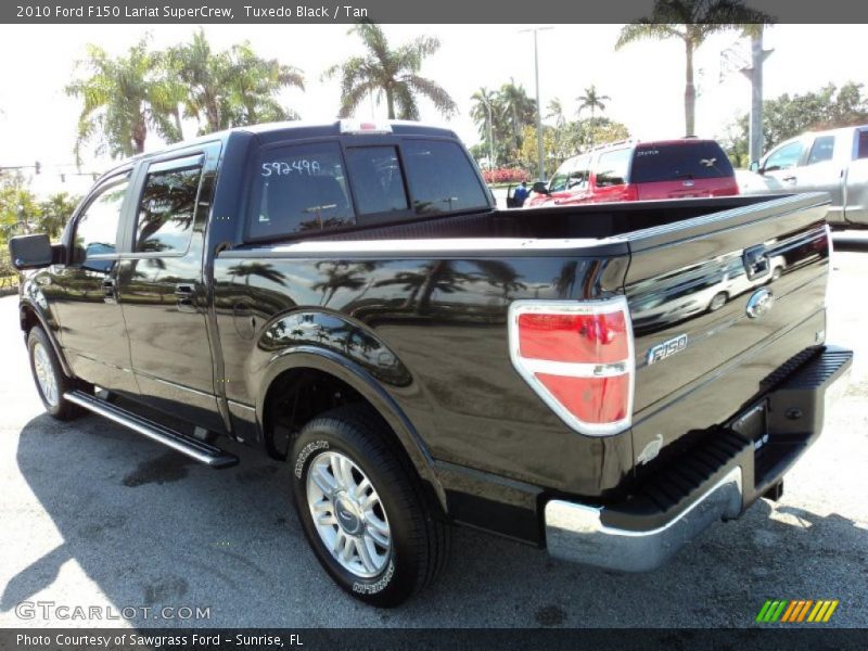 Tuxedo Black / Tan 2010 Ford F150 Lariat SuperCrew