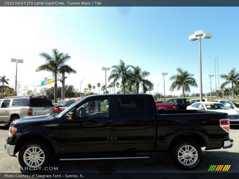 Tuxedo Black / Tan 2010 Ford F150 Lariat SuperCrew