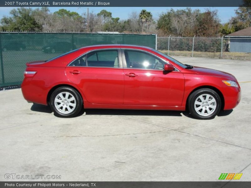 Barcelona Red Metallic / Bisque 2007 Toyota Camry XLE