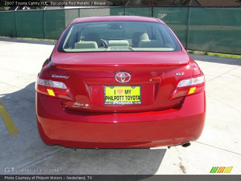 Barcelona Red Metallic / Bisque 2007 Toyota Camry XLE