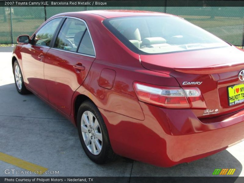 Barcelona Red Metallic / Bisque 2007 Toyota Camry XLE