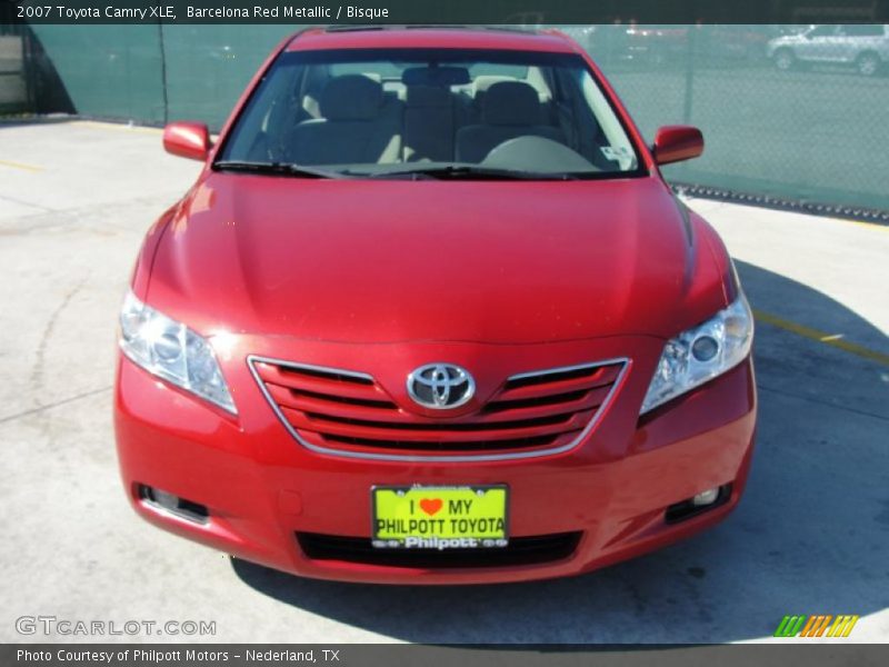 Barcelona Red Metallic / Bisque 2007 Toyota Camry XLE